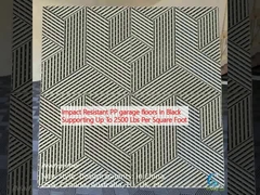 کف گاراژ مقاوم به ضربه در رنگ سیاه تا 2500 پوند در هر فوت مربع