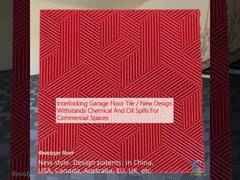 کاشی های زیر زمین گاراژ با هم متصل / طراحی جدید در برابر ریزش مواد شیمیایی و نفت برای فضاهای تجاری