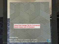 کاشی گاراژ سنگین برای فضاهای تجاری مقاوم به ضربه و روغن