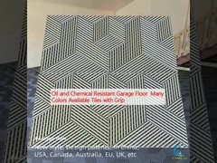 کف گاراژ مقاوم به روغن و مواد شیمیایی رنگ های زیادی وجود دارد