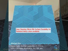 تمیز کردن آسان 18mm سطح دنده دوام UV مقاوم بسیاری از رنگ ها در دسترس