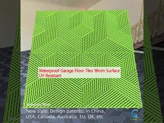 کاشی های کف گاراژ ضد آب 18 میلی متری سطح مقاوم در برابر اشعه UV