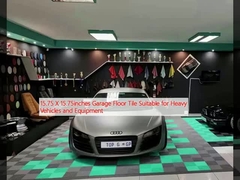 15.75 x 15.75 اينچ لايه کف گاراژ مناسب براي خودروها و تجهیزات سنگين