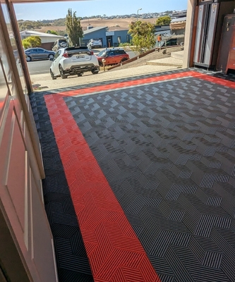 سطح مات مقاوم به خراش خاکستری تیره کاشی کف خاکستری برای صنایع مدرن