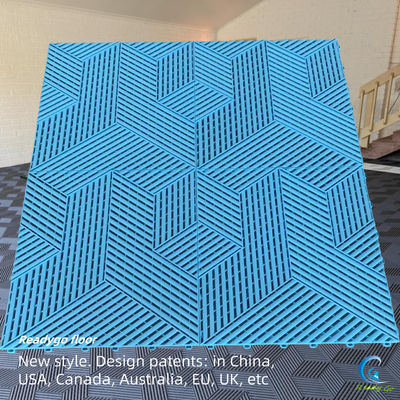 کاشی کف گاراژ با نوار متصل به هم / کاشی کف گاراژ مقاوم در برابر روغن و لکه آسان برای تمیز کردن