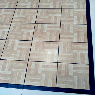 300x300mm کاشی کف رقص پلی پروپیلن کاشی کف رقص در فضای باز