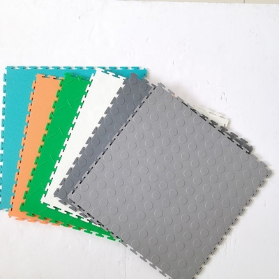 فرش ضد لغزش PVC گاراژ 498*498mm PVC Tile Garage Floor